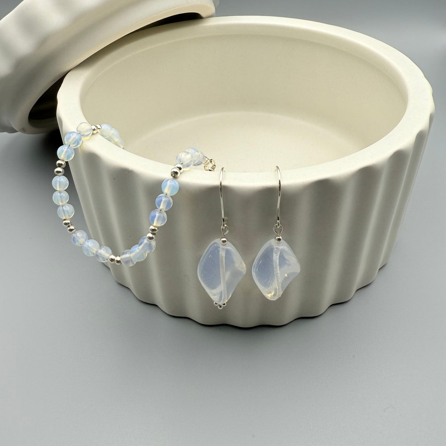 Sterling Silver, opalescent Bracelet