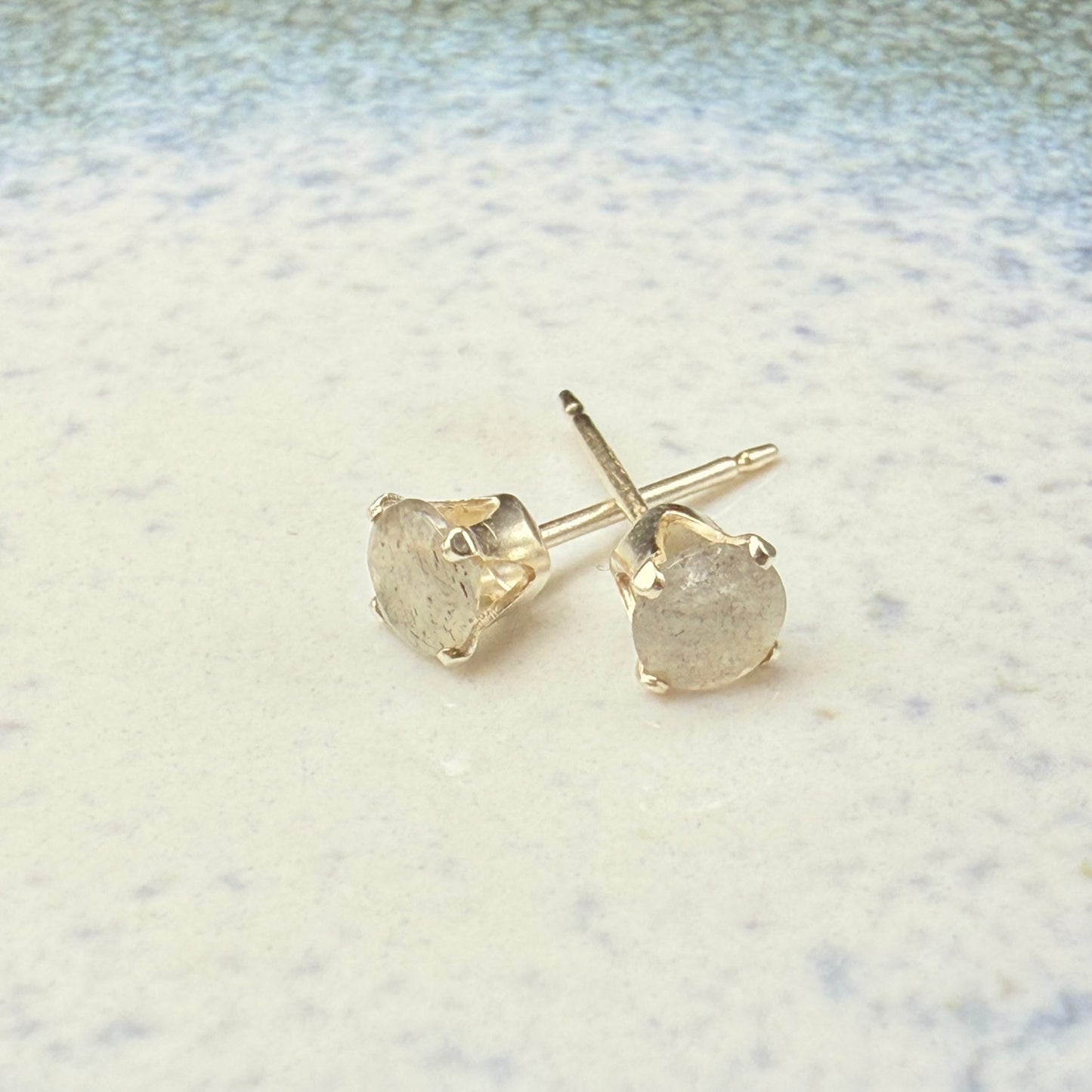 Labrodorite Studs