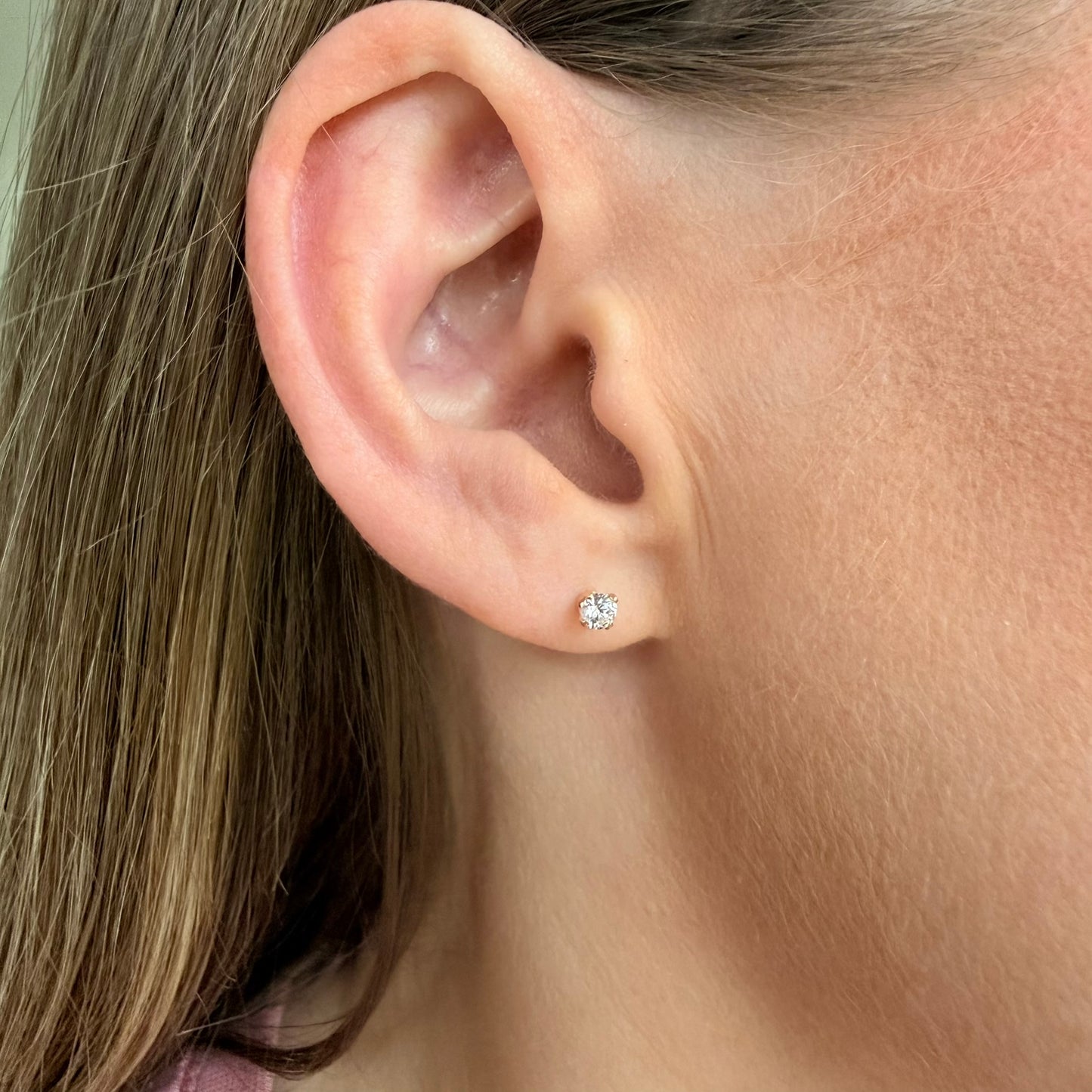 Cubic Zirconia Studs