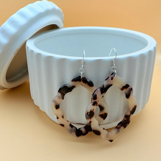 Chocolate Zebra Earrings