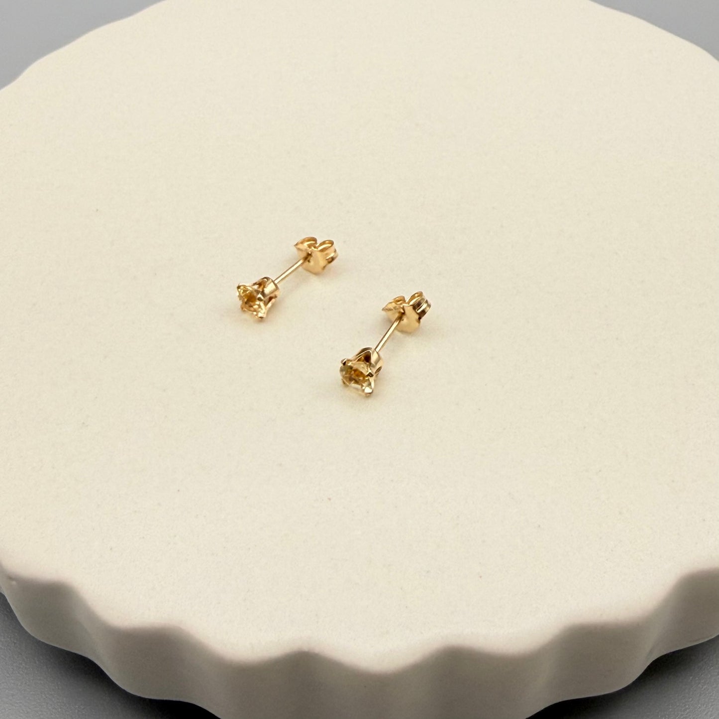 Citrine Studs