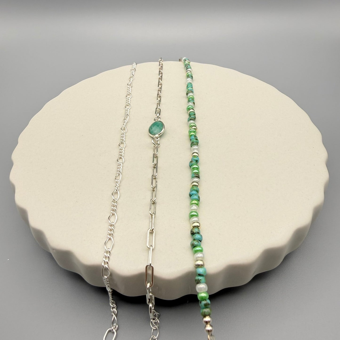 Amazonite cable chain Bracelet