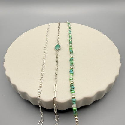 Amazonite cable chain Bracelet