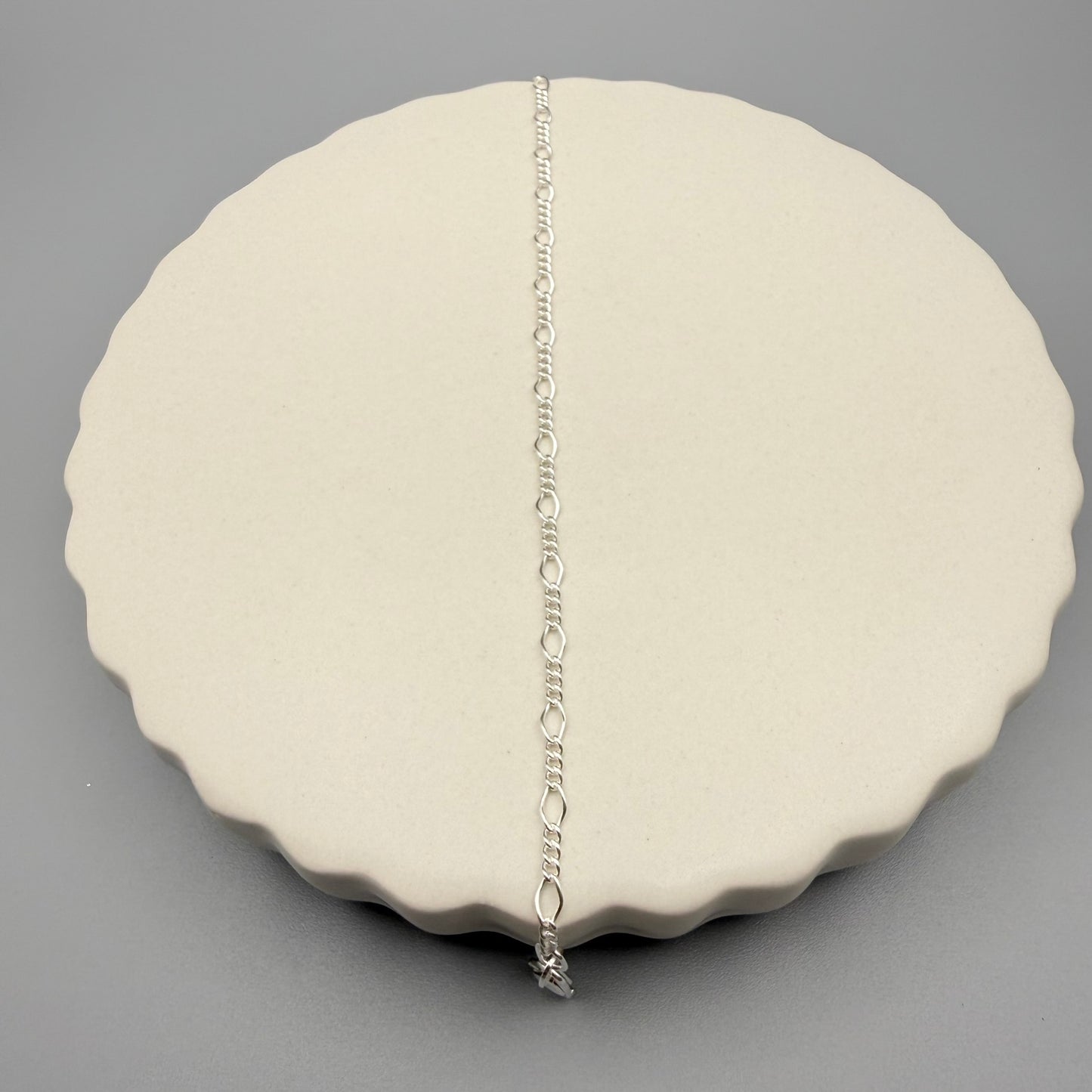 Sterling Silver Figaro Bracelet