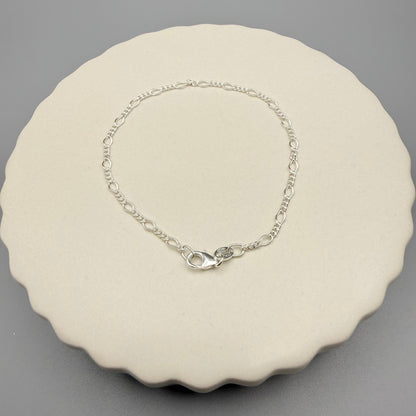 Sterling Silver Figaro Bracelet
