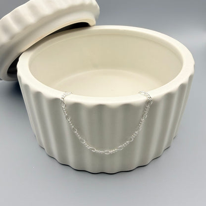 Sterling Silver Figaro Bracelet