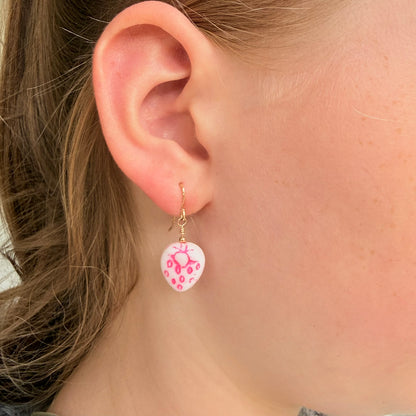 Strawberry Drop Earrings