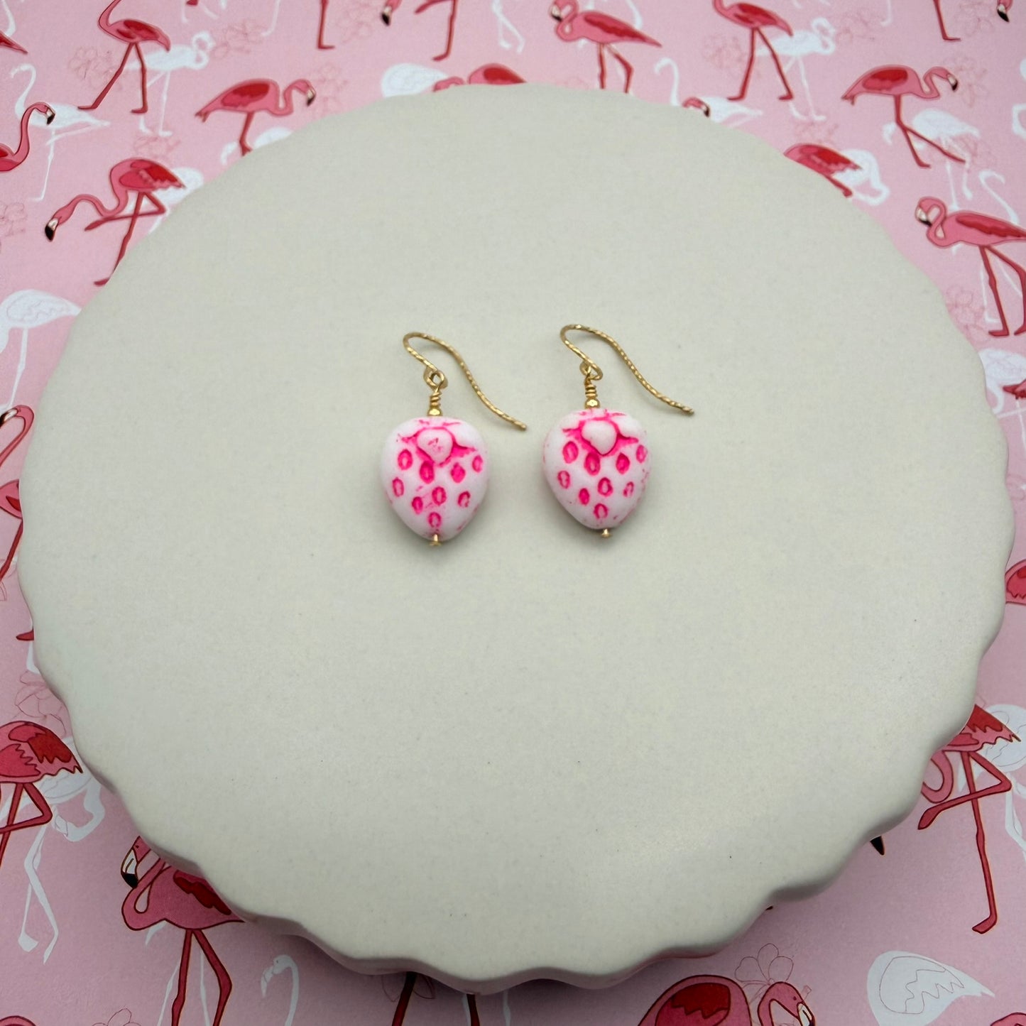 Strawberry Drop Earrings