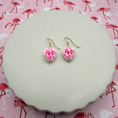Strawberry Drop Earrings