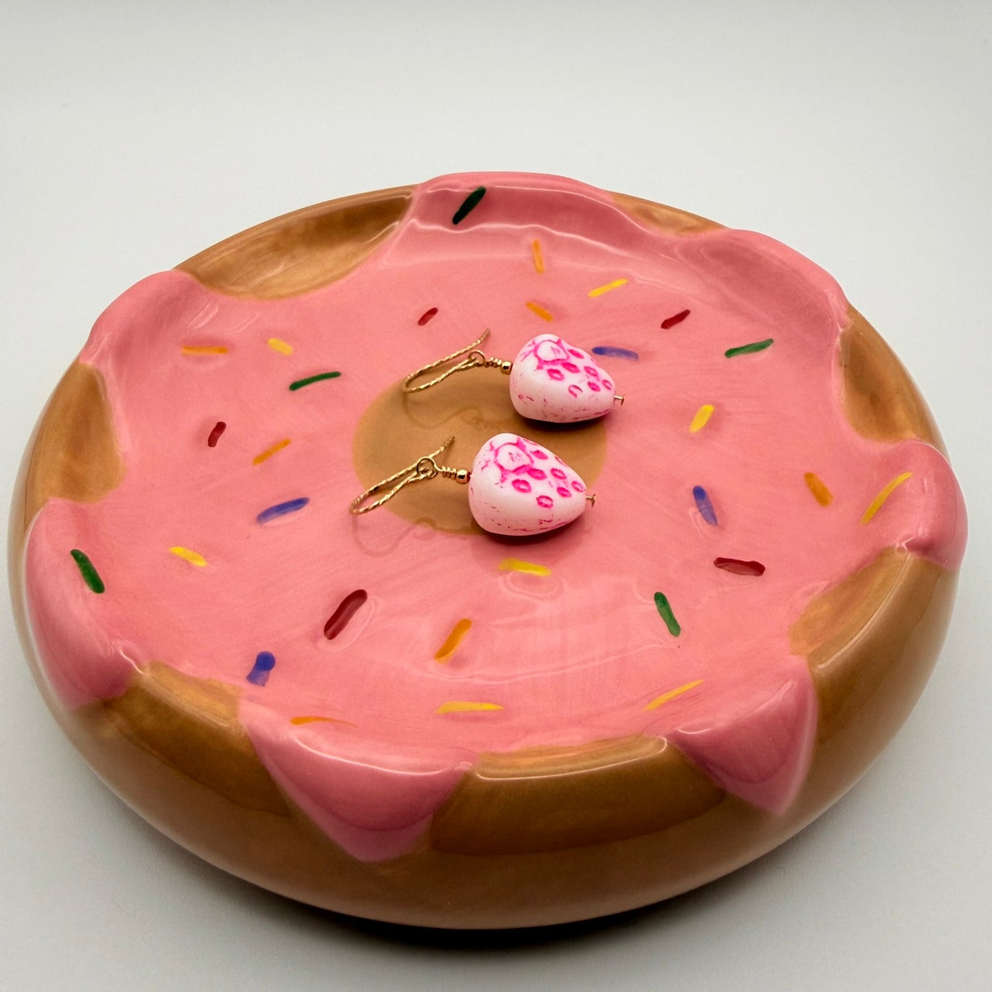 Strawberry Drop Earrings