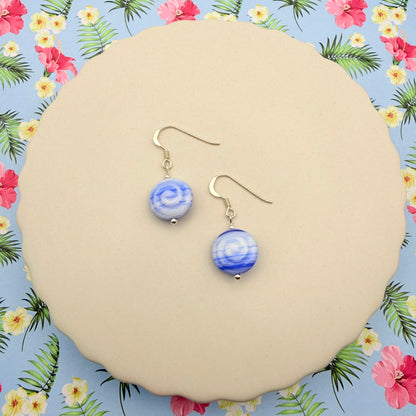 Sterling Silver Blue Sweetie Earrings
