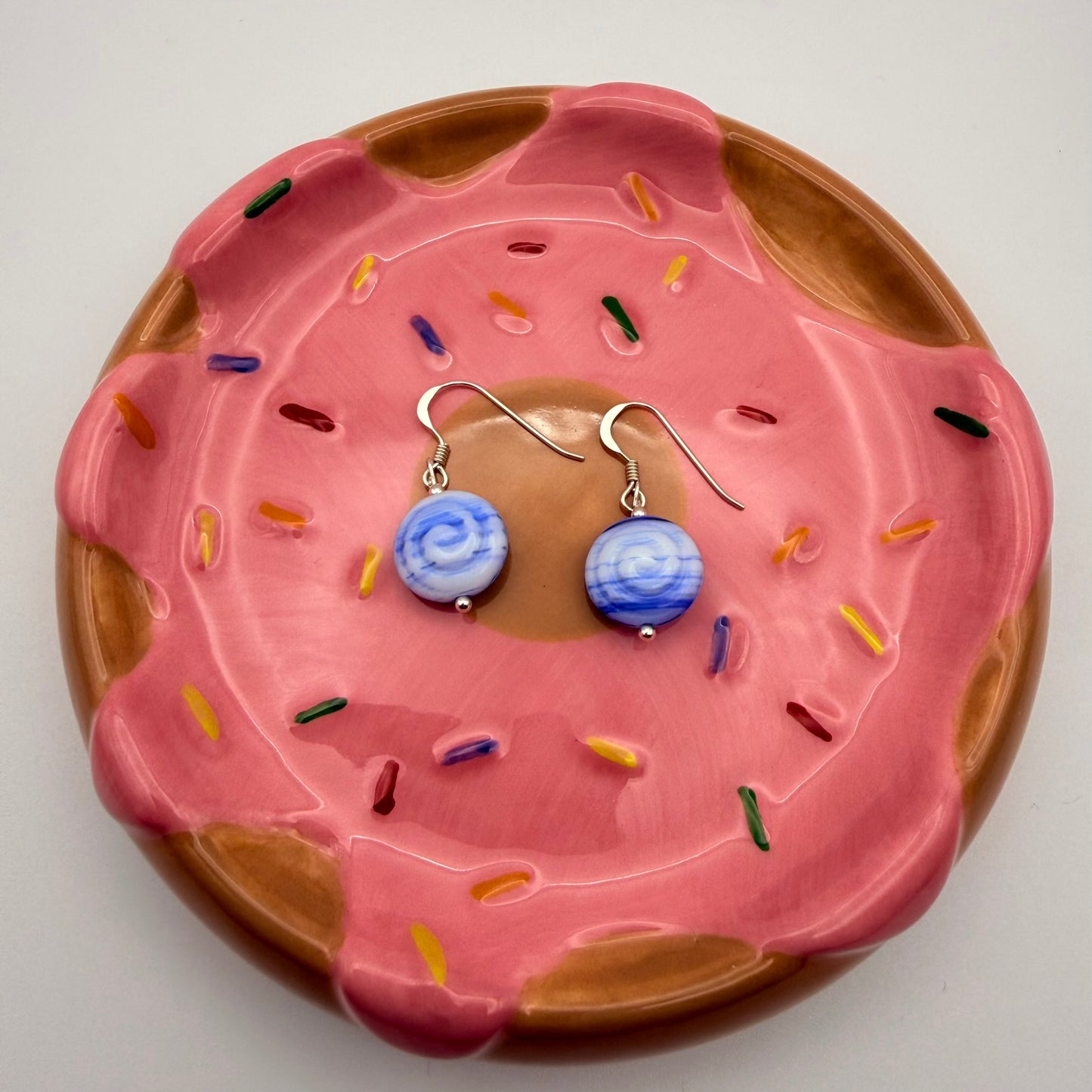 Sterling Silver Blue Sweetie Earrings