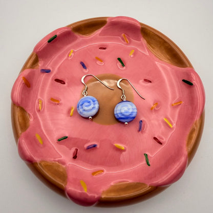 Sterling Silver Blue Sweetie Earrings