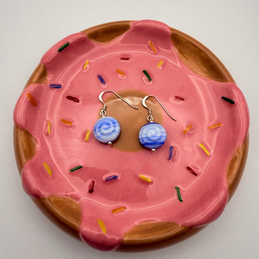 Sterling Silver Blue Sweetie Earrings