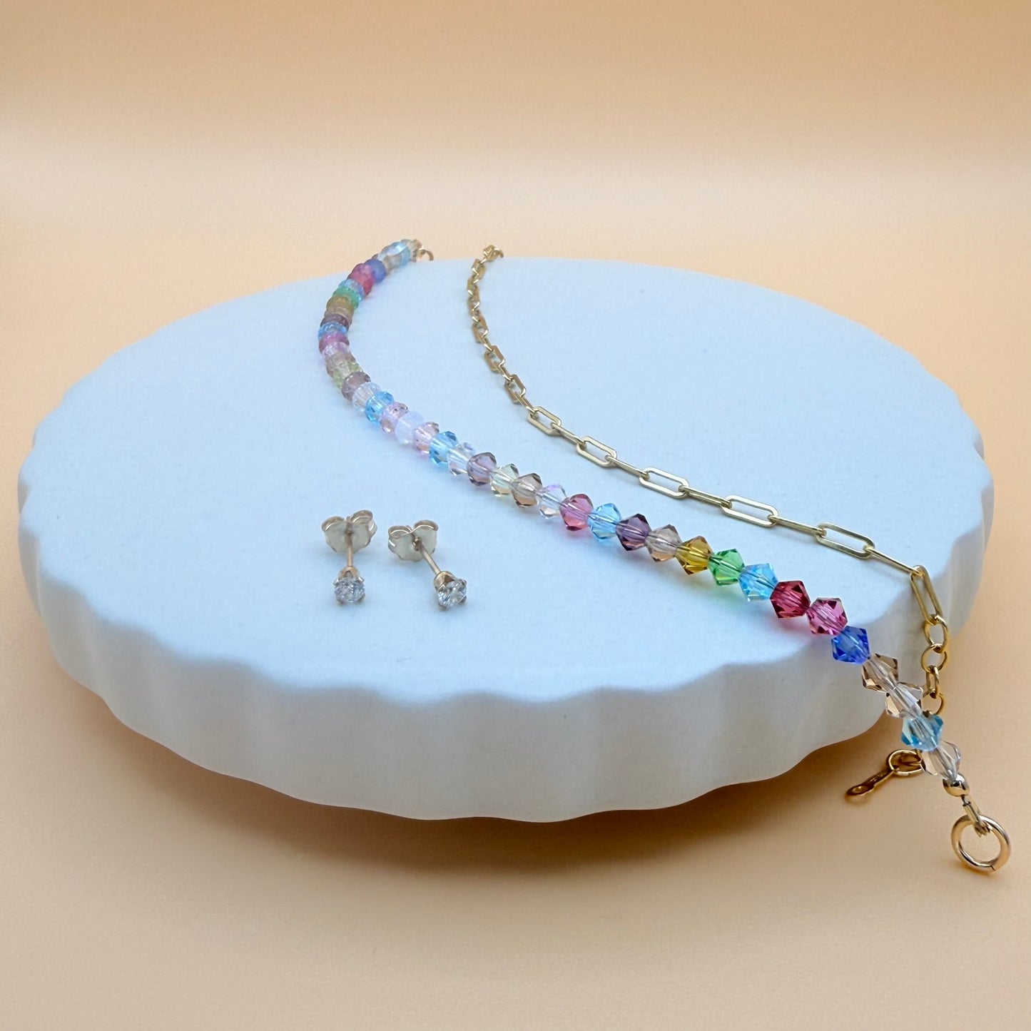 Rainbow Crystal Bracelet