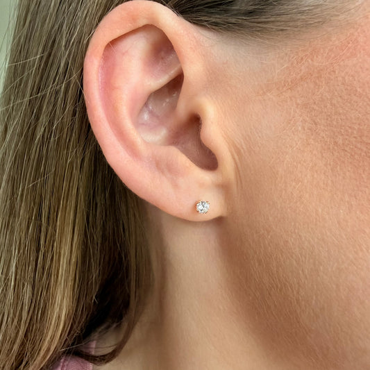 Cubic Zirconia Studs