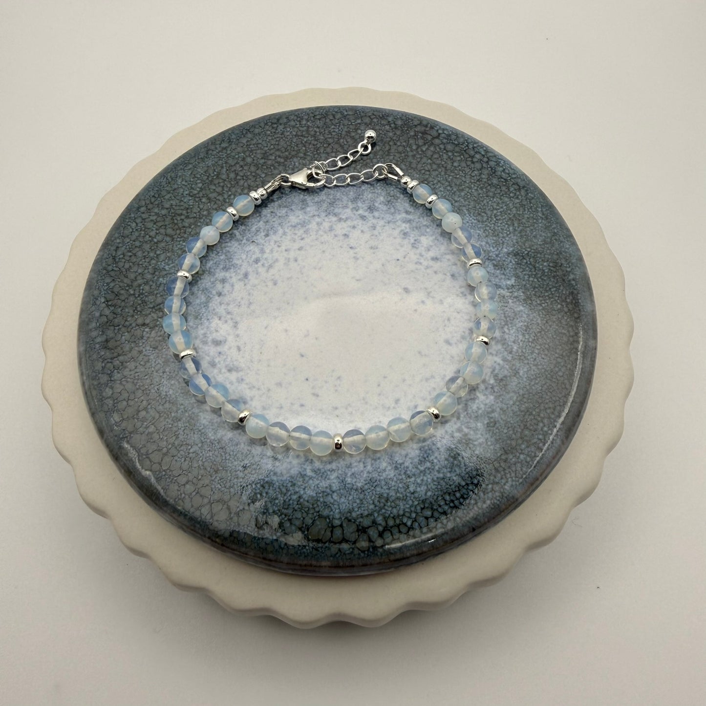 Sterling Silver, opalescent Bracelet