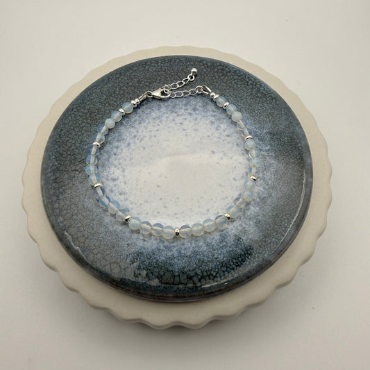 Sterling Silver, opalescent Bracelet