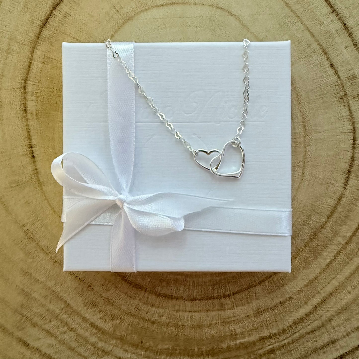 Sterling Silver, Heart Necklace